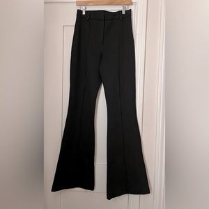 Massimo Dutti High Rise Central Seam Flared Pants